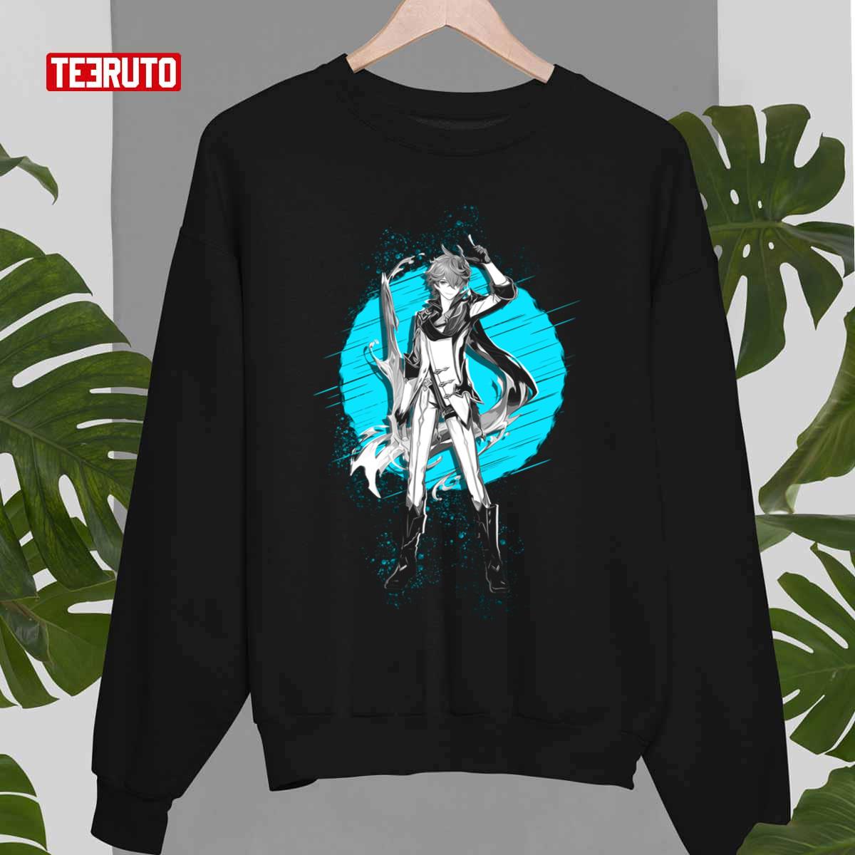 Anime Design Tartaglia Genshin Impact Unisex Sweatshirt