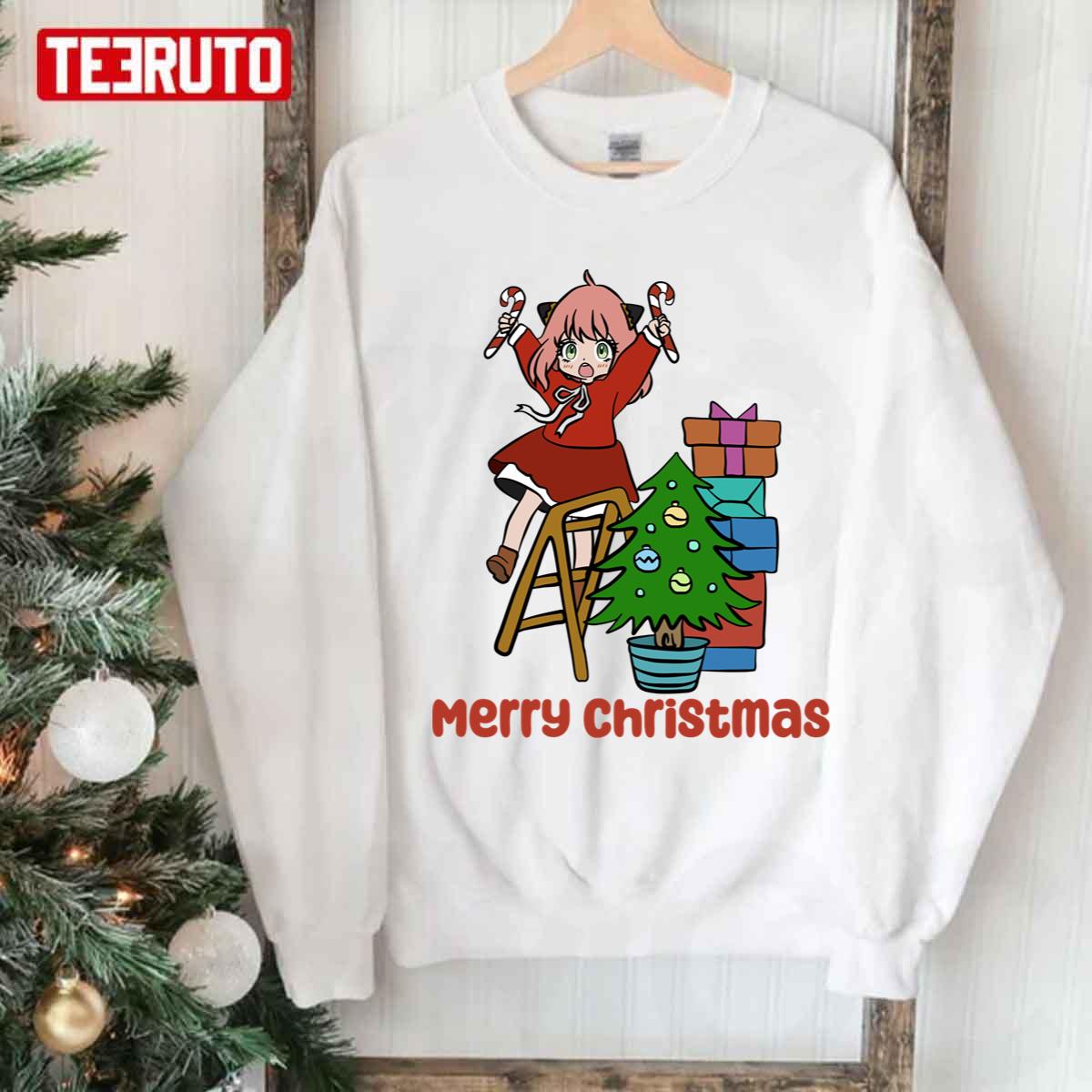 Anya Forger Merry Christmas Spy X Family Christmas Unisex Sweatshirt