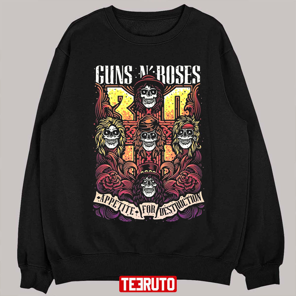 Appetite For Destruction Guns N Rose Band Unisex Sweatshirt