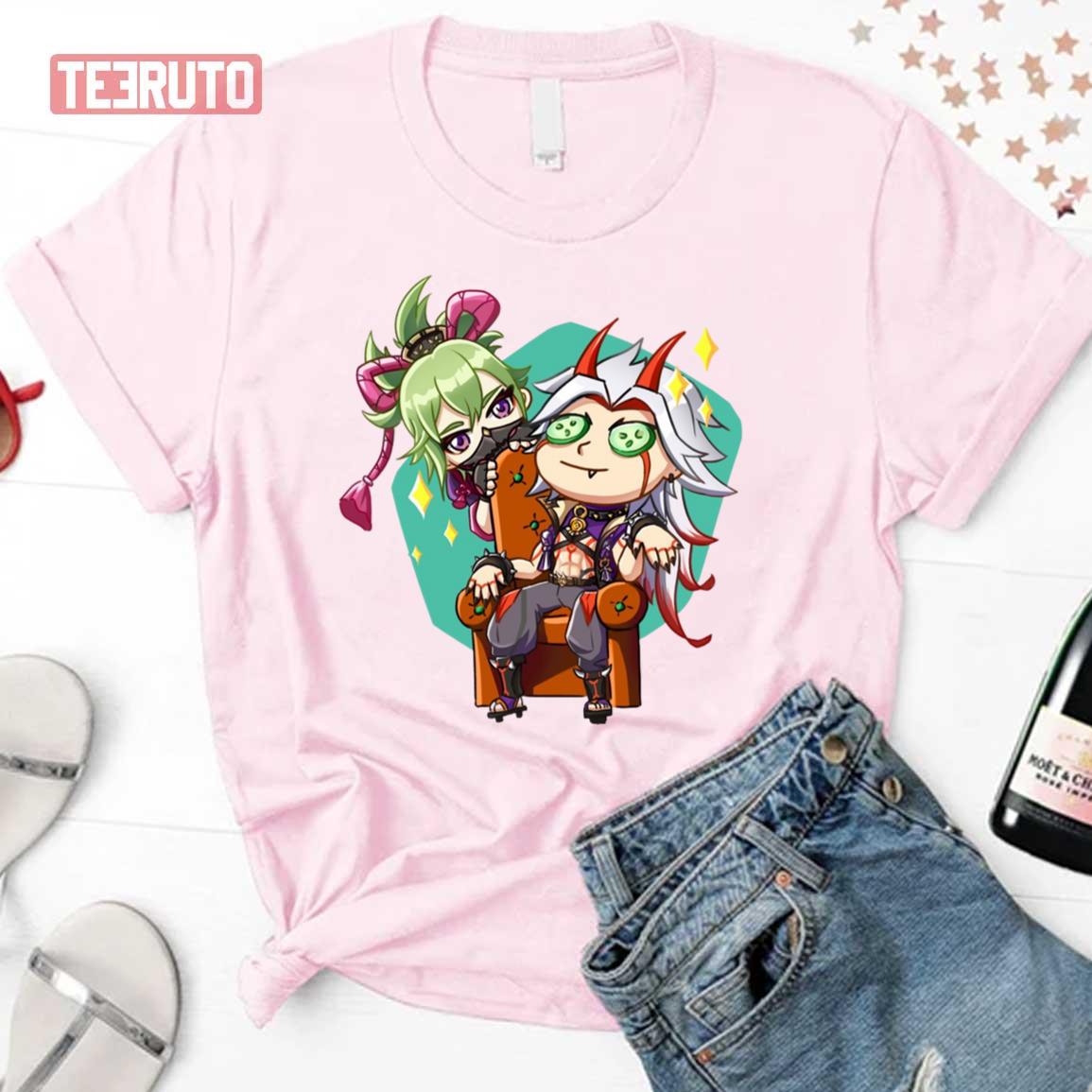 Arataki Itto And Kuki Shinobu Genshin Impact Unisex T-Shirt