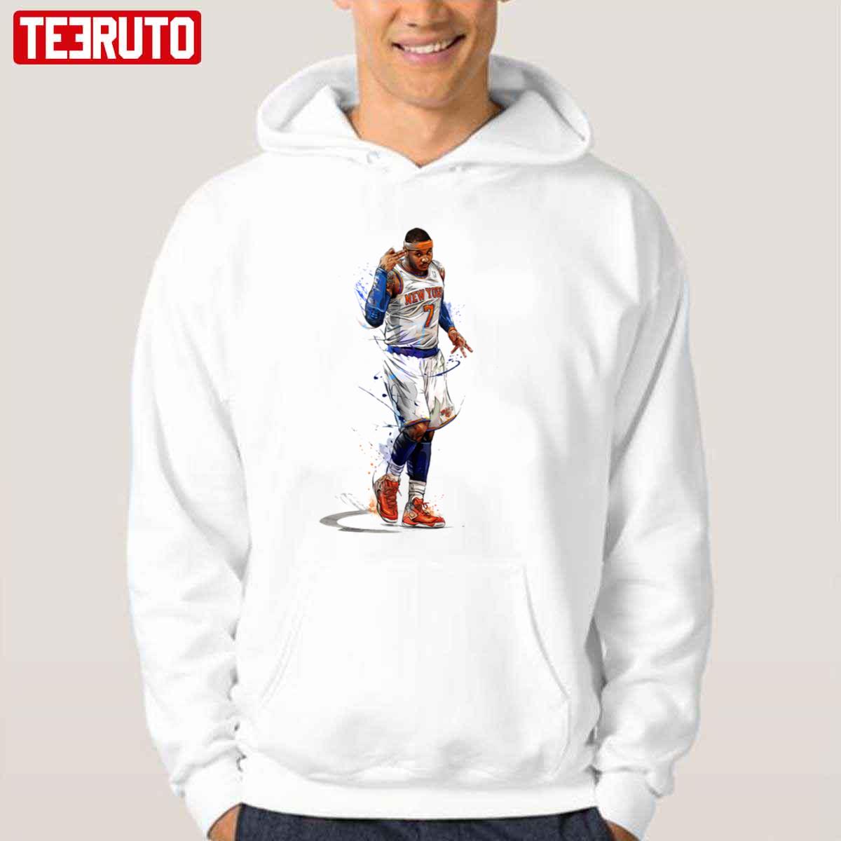 Art Basketball Legend Carmelo Anthony Unisex Hoodie - Teeruto