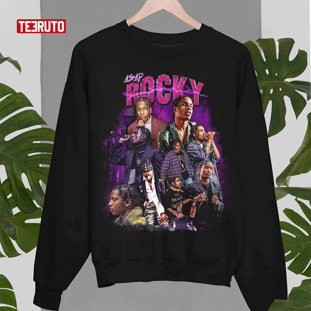 Asap Rocky Design Rapper Collage Unisex Sweatshirt