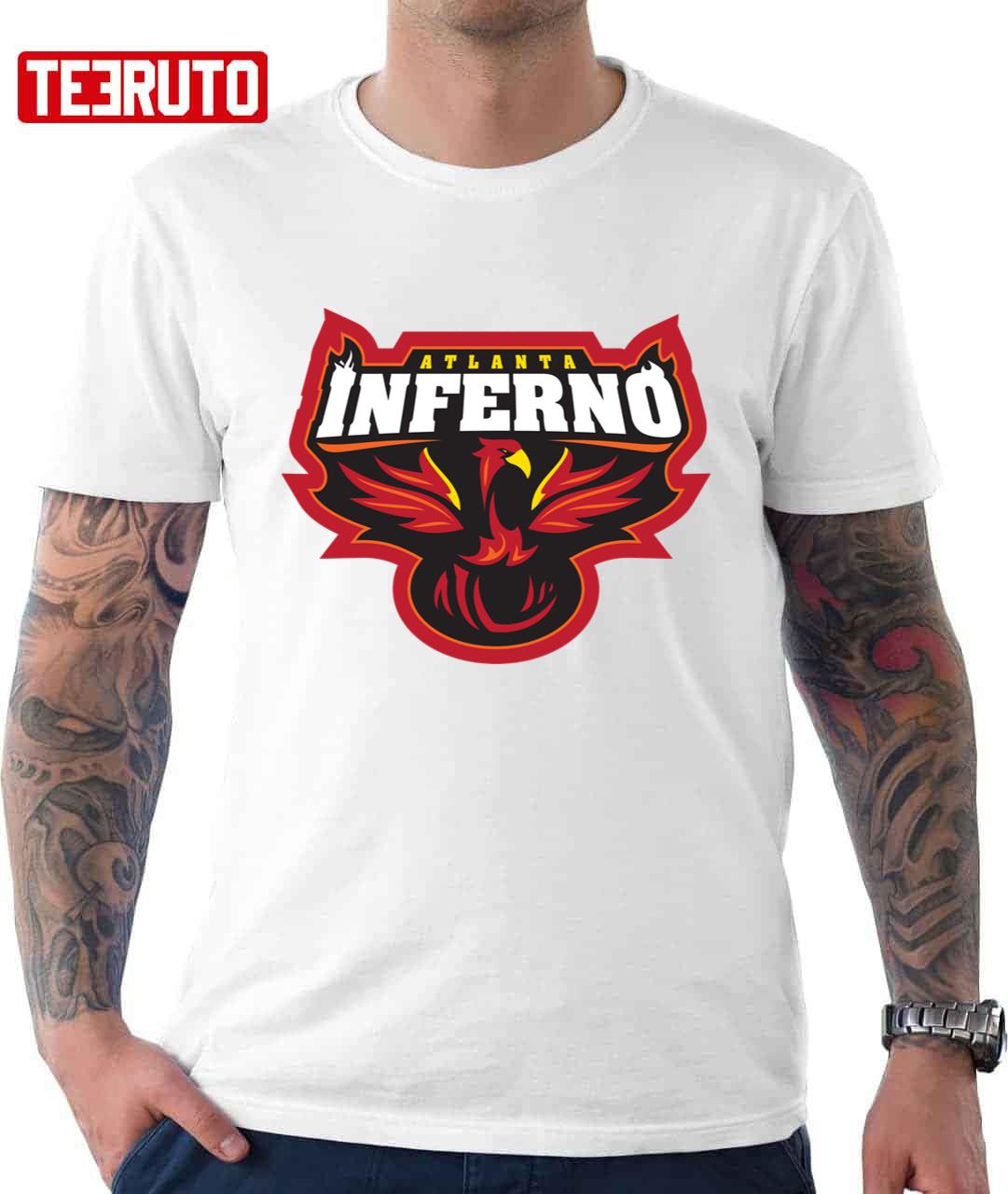 Atlanta Inferno Simulation Hockey League Unisex Hoodie