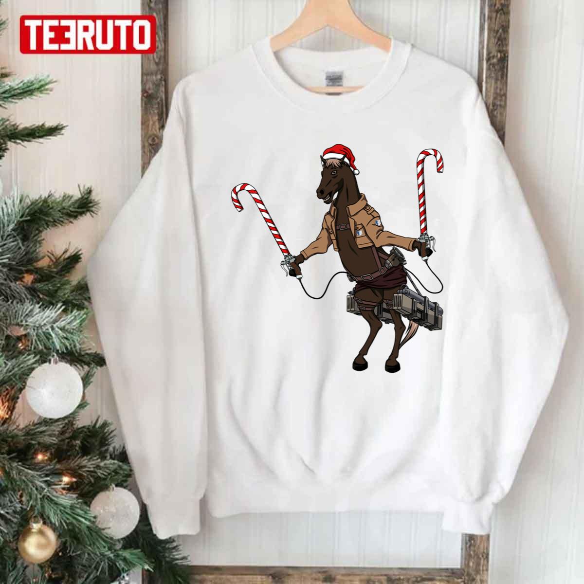 Attack On Titan Jean Kirstein Christmas Edition Unisex Sweatshirt
