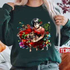 Attack On Titan Mikasa Ackerman Christmas Unisex Sweatshirt