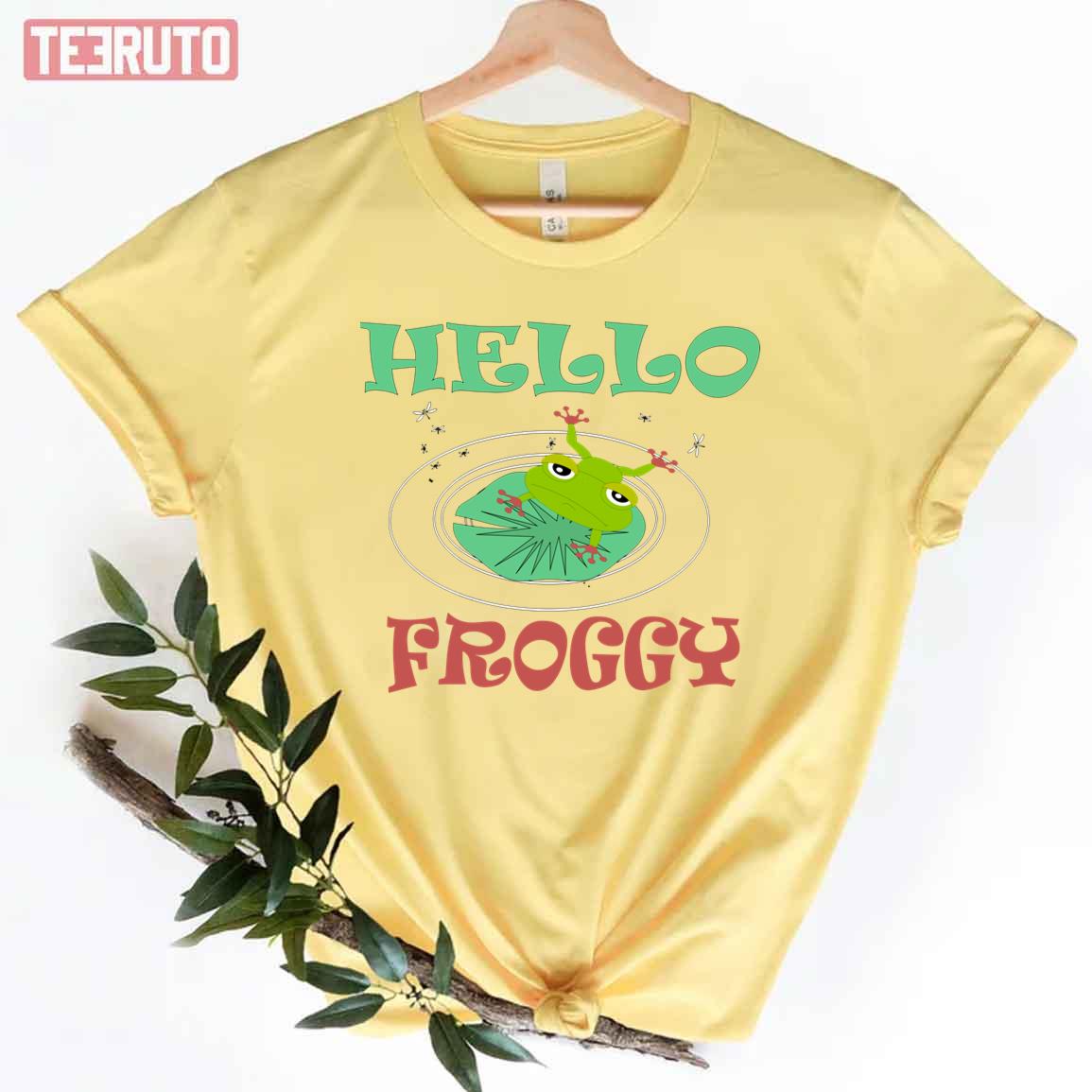 Aussie Frog Australian Tree Frog Let’s Protect Our Frogshello Froggy Art Unisex T-Shirt