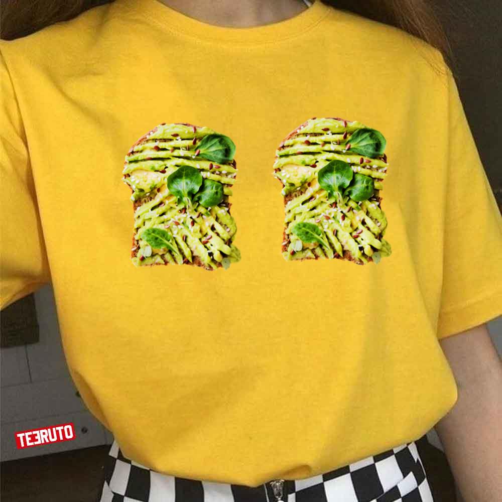 Avocado Toast Food Funny Design Unisex T-Shirt