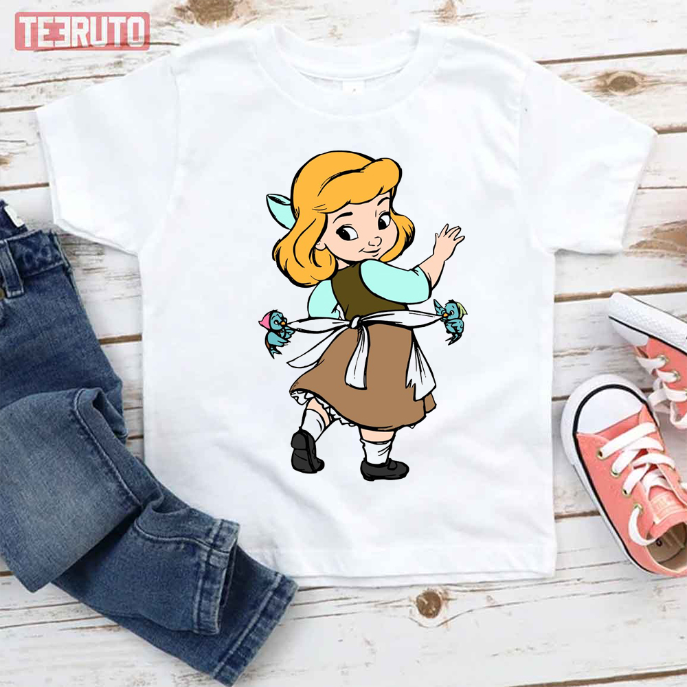 Baby Cinderella Chibi Cartoon Disney Unisex T-Shirt