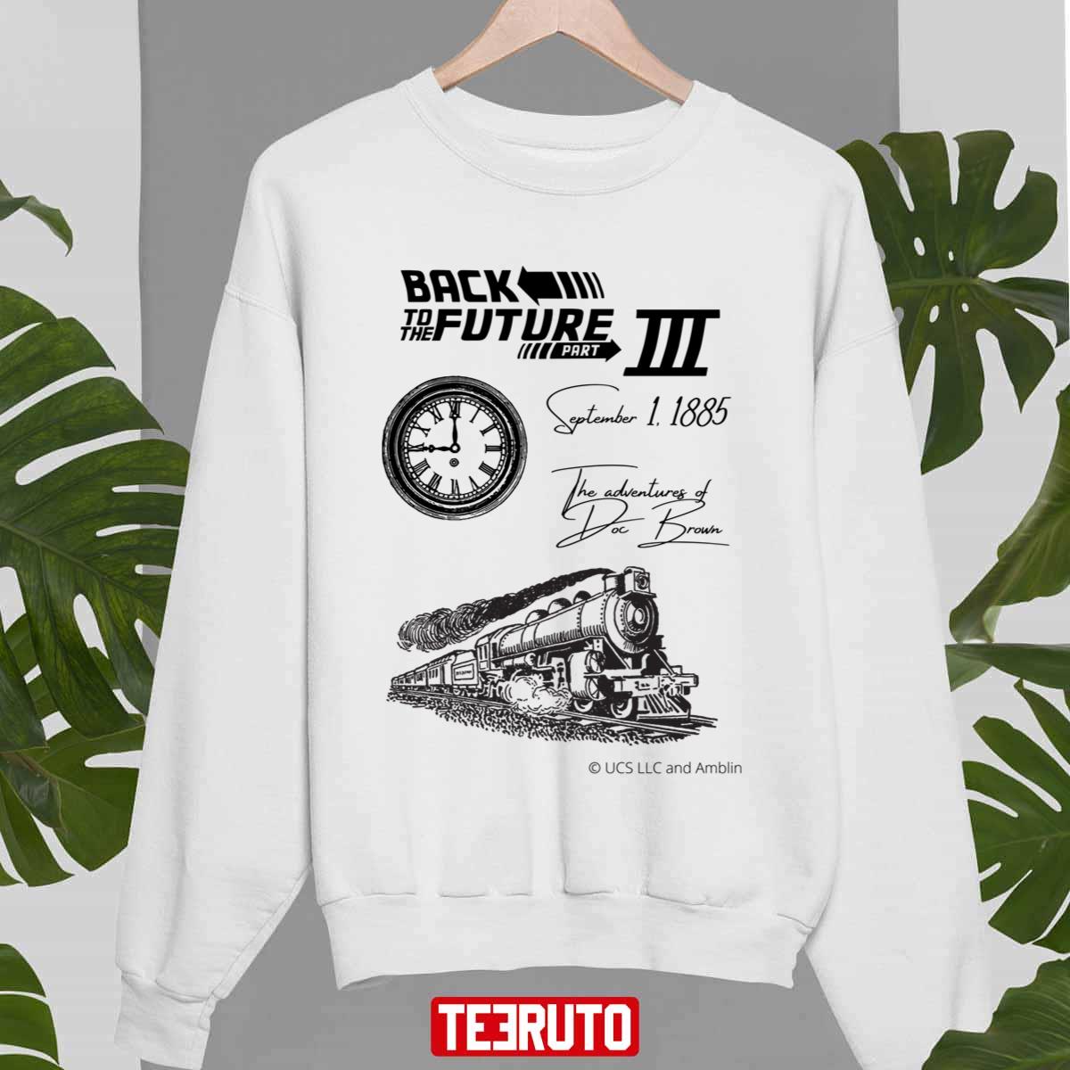 Back To The Future Part Iii The Adventures Of Doc Brown Unisex Sweatshirt