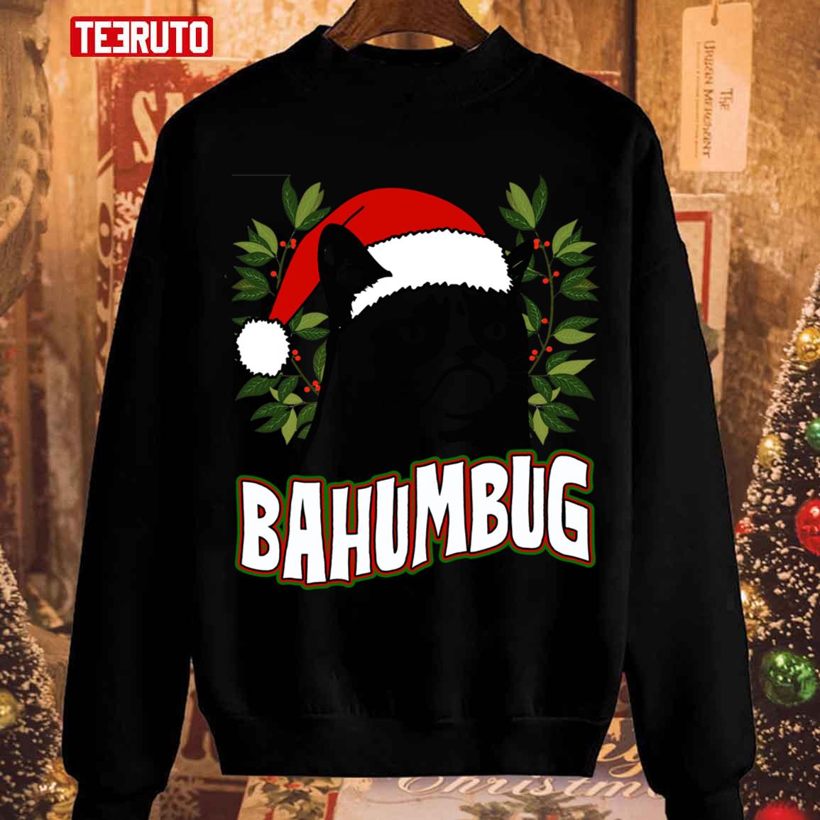 Bahumbug Cat Christmas The Muppet Christmas Carol Unisex Sweatshirt