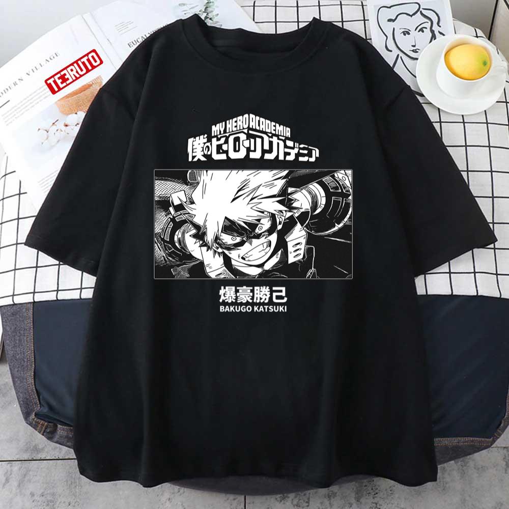 Bakugo Katsuki Boku No Hero Academia Bnw Unisex T-shirt