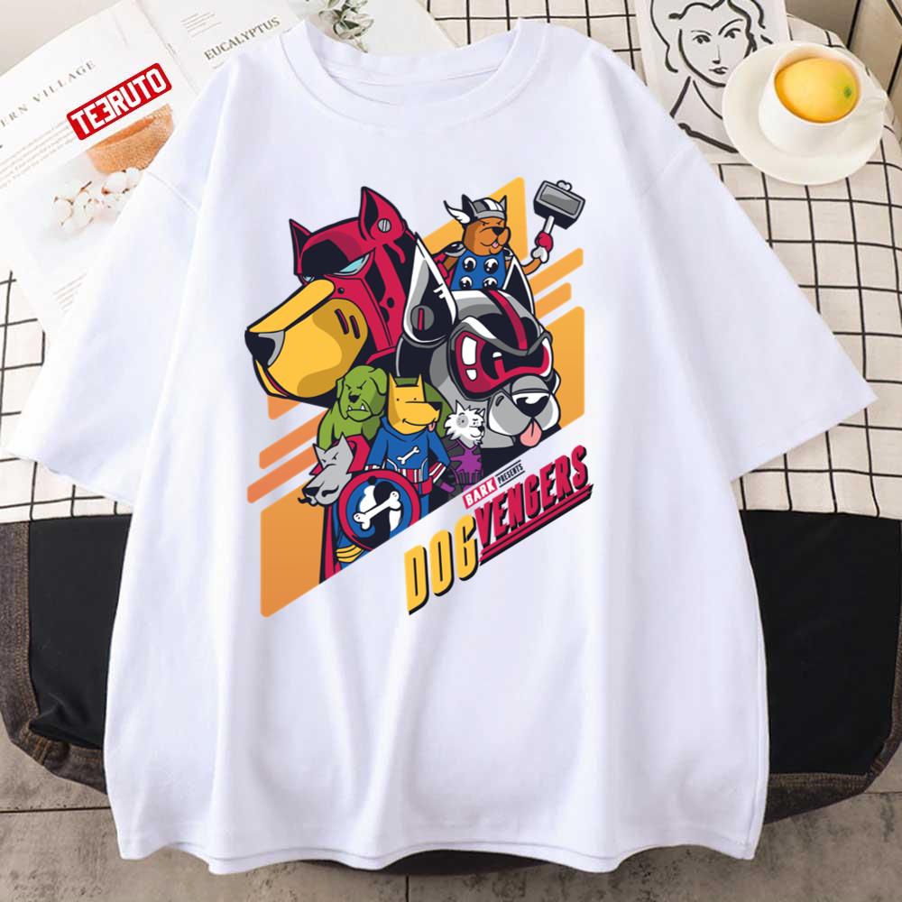 Bark Presents Dogvengers Dog Avengers Unisex T-Shirt
