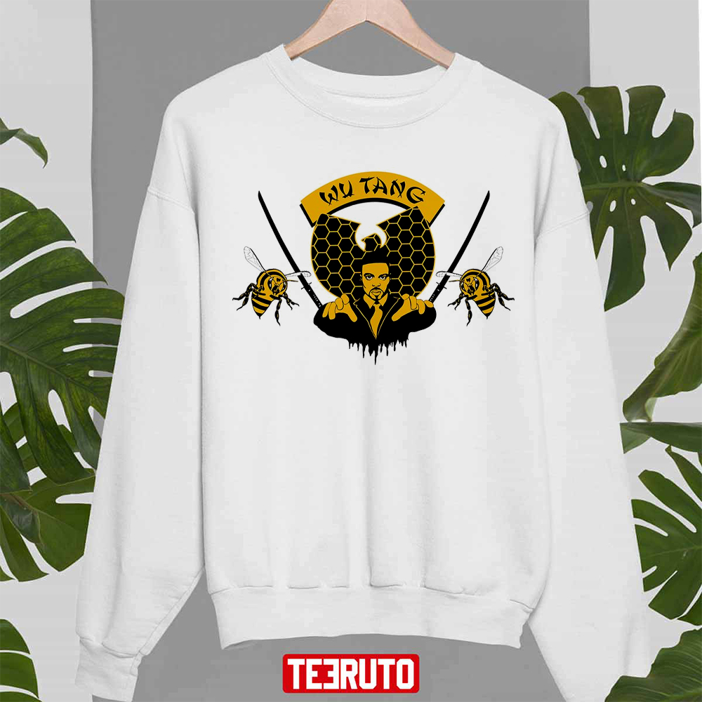 Bees Logo Wu Tang Yellow Art Unisex Sweatshirt