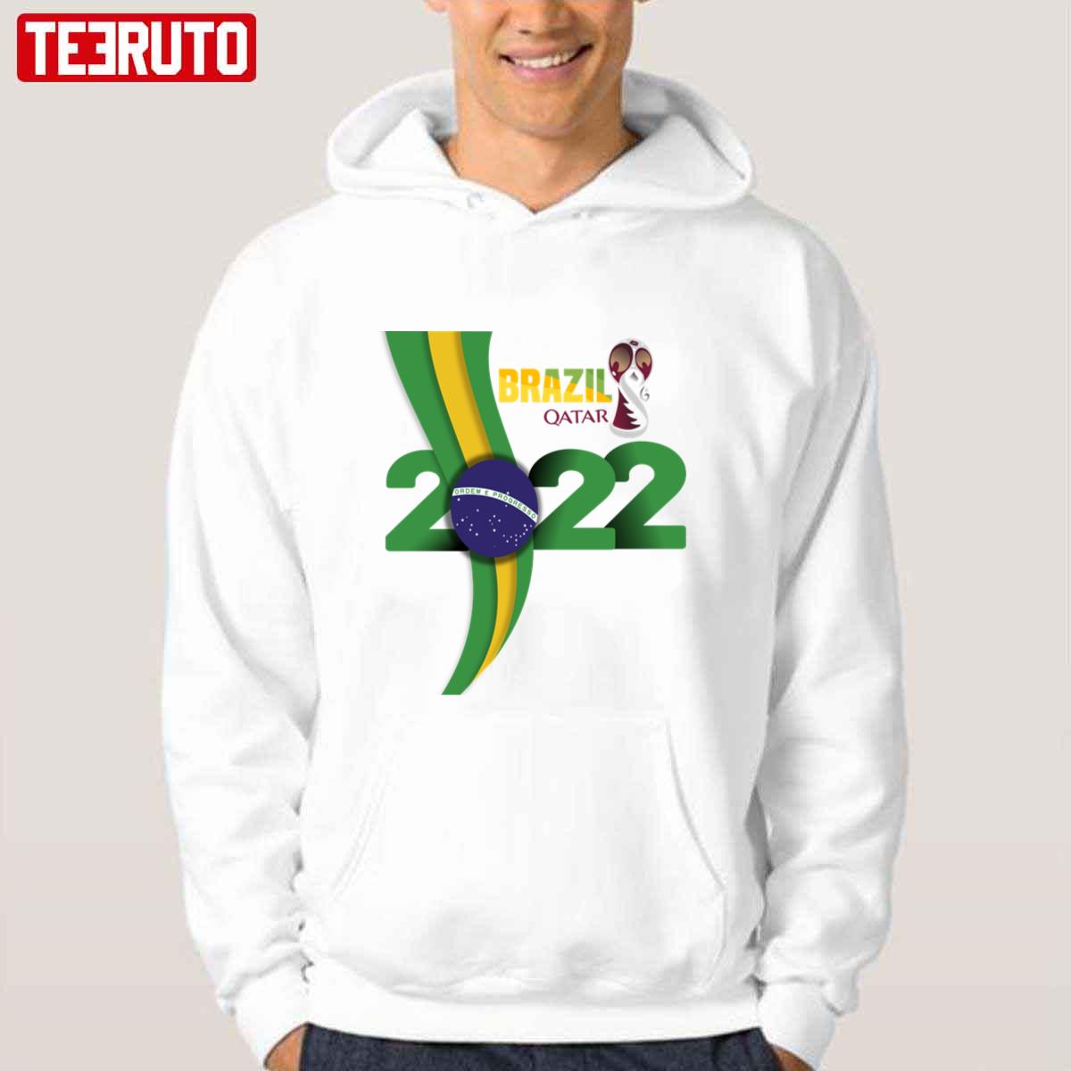 Best Brazil World Cup Qatar 2022 Fan Design Unisex Hoodie
