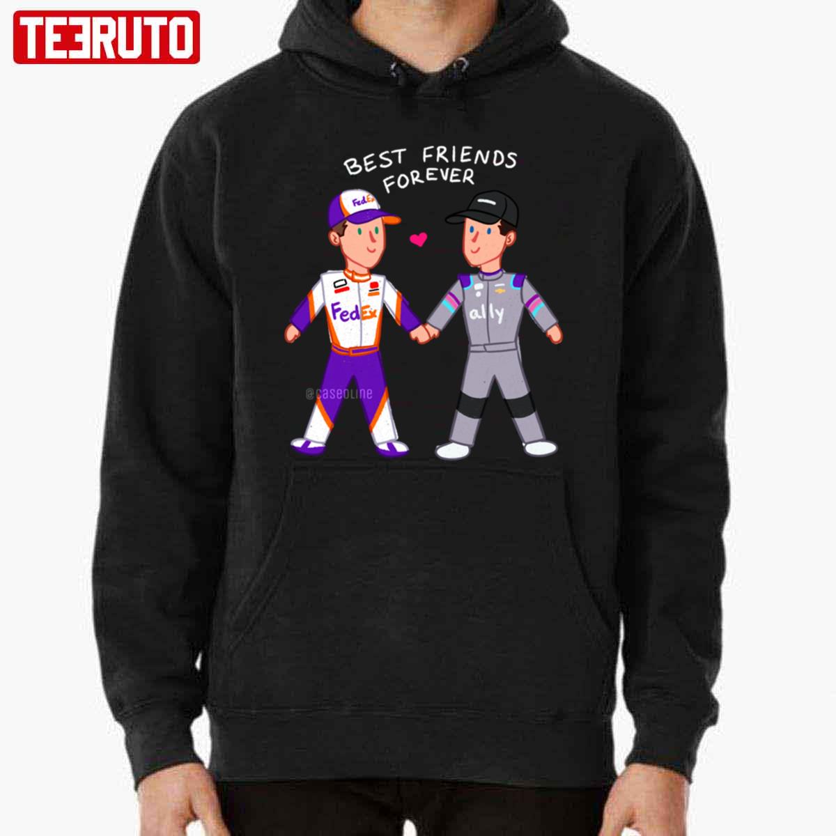 Best Friends Forever Transparent Denny Hamlin Unisex Hoodie