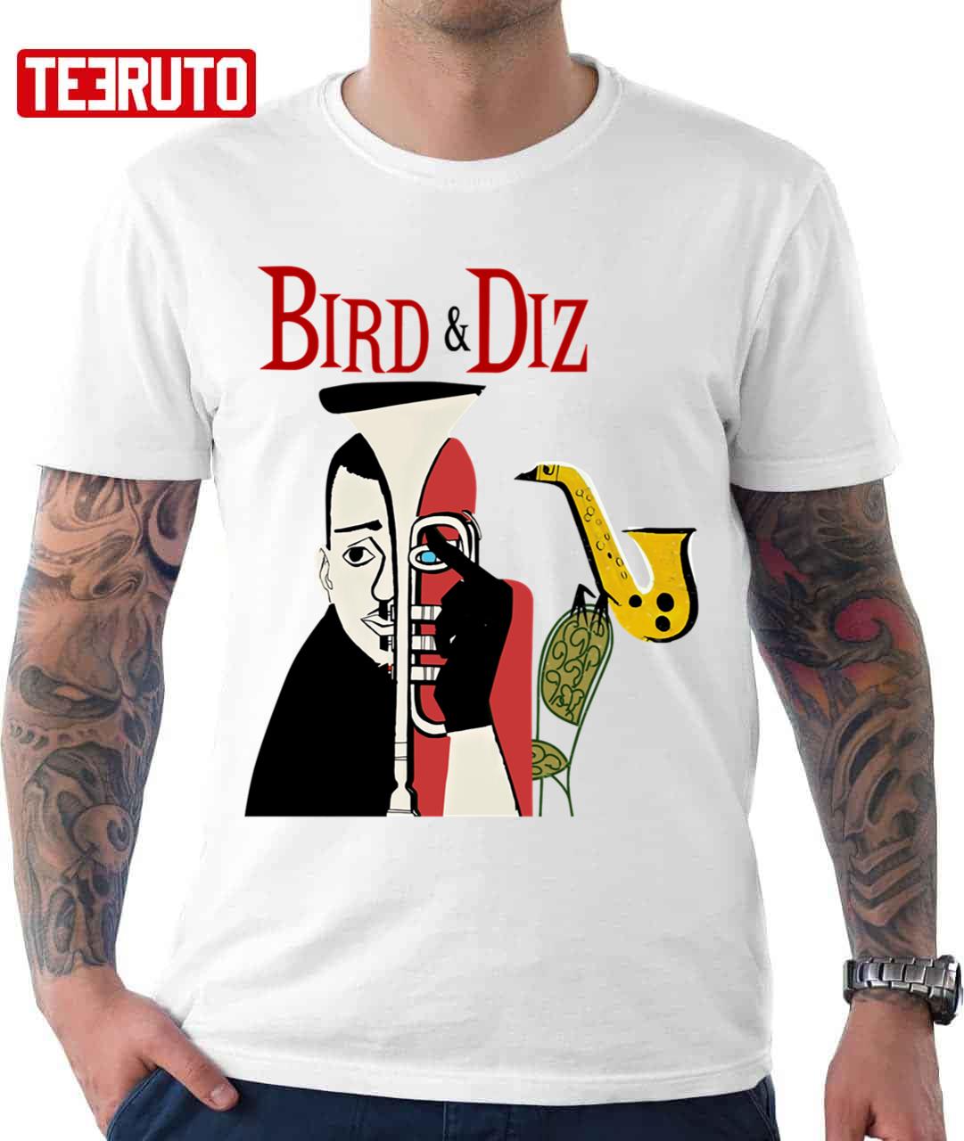 Bird And Diz Illustration Charlie Parker Unisex T-Shirt