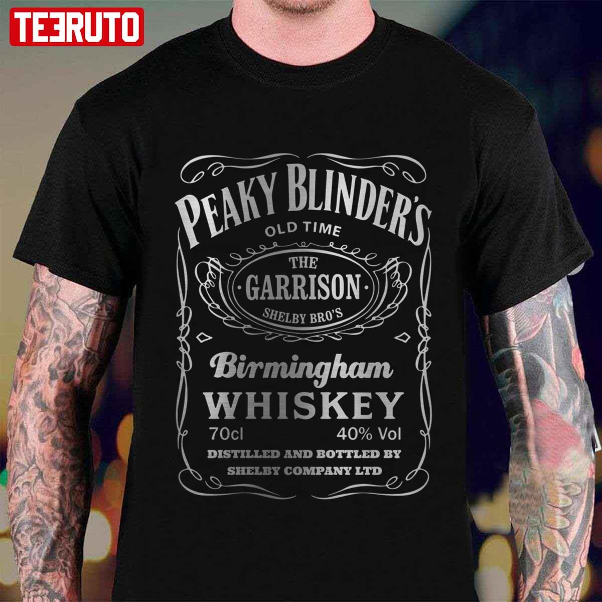 Birmingham Whiskey Beer The Garrison Peaky Blinders Unisex T-shirt