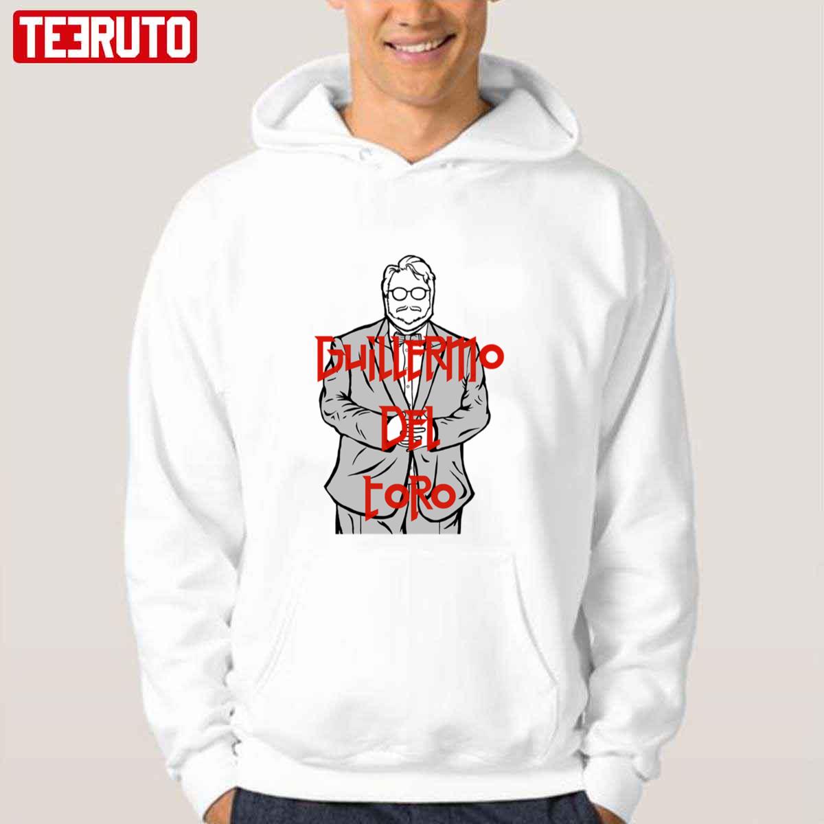 Birthday Gift Guillermo Del Toro Portrait Retro Wave Unisex Hoodie