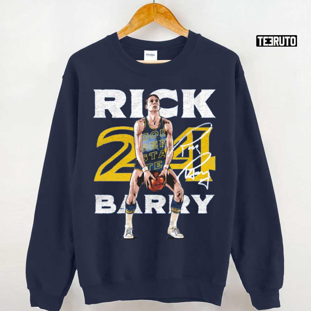 Birurik Basketball 24 Rick Barry Unisex Sweatshirt