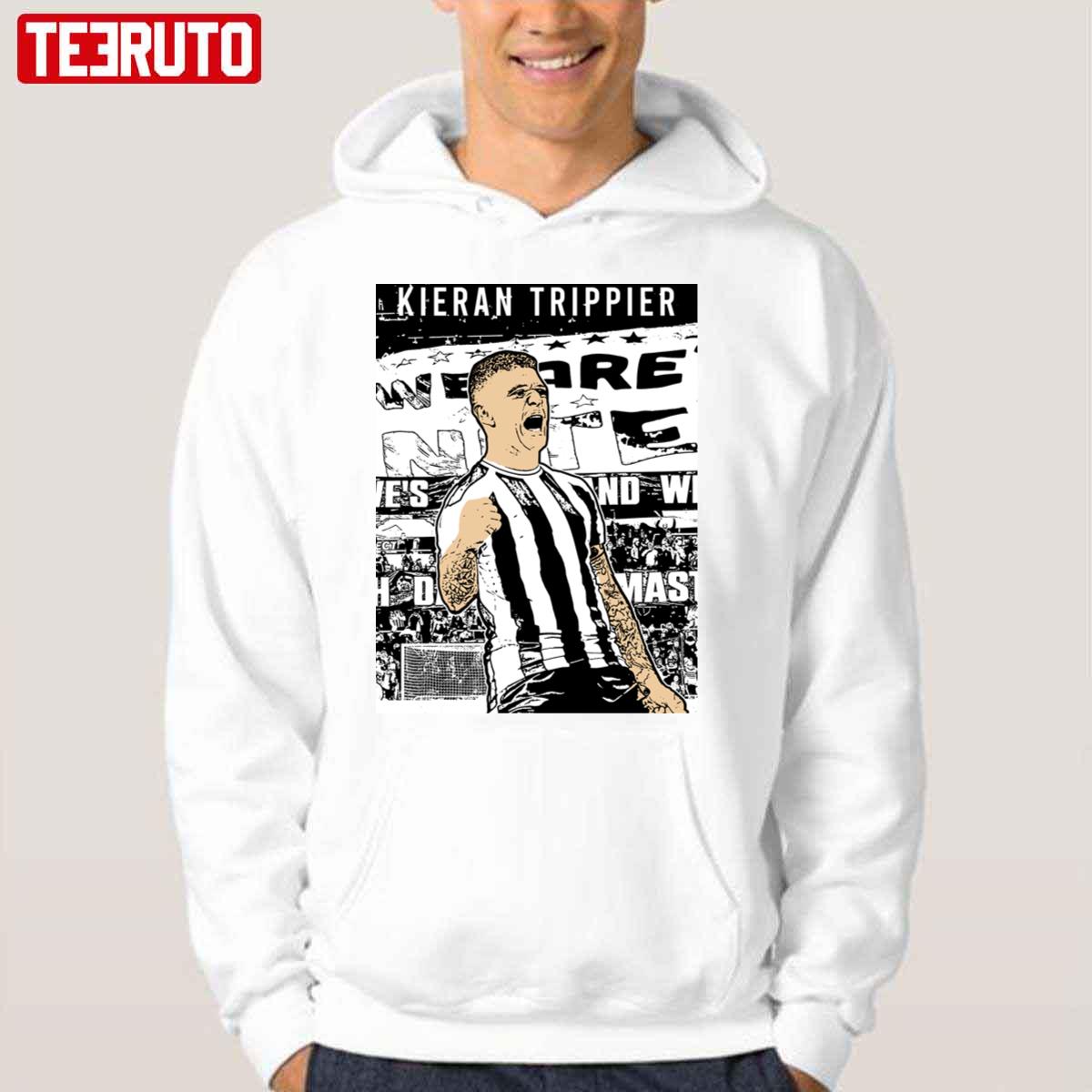 Black And White Design Kieran Trippier Unisex Hoodie