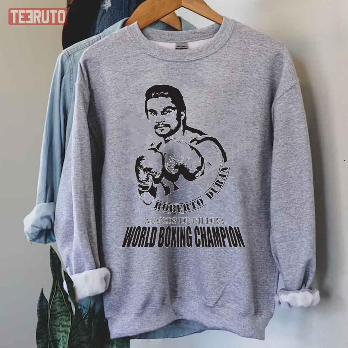 Black And White Design Roberto Duran Unisex Sweatshirt