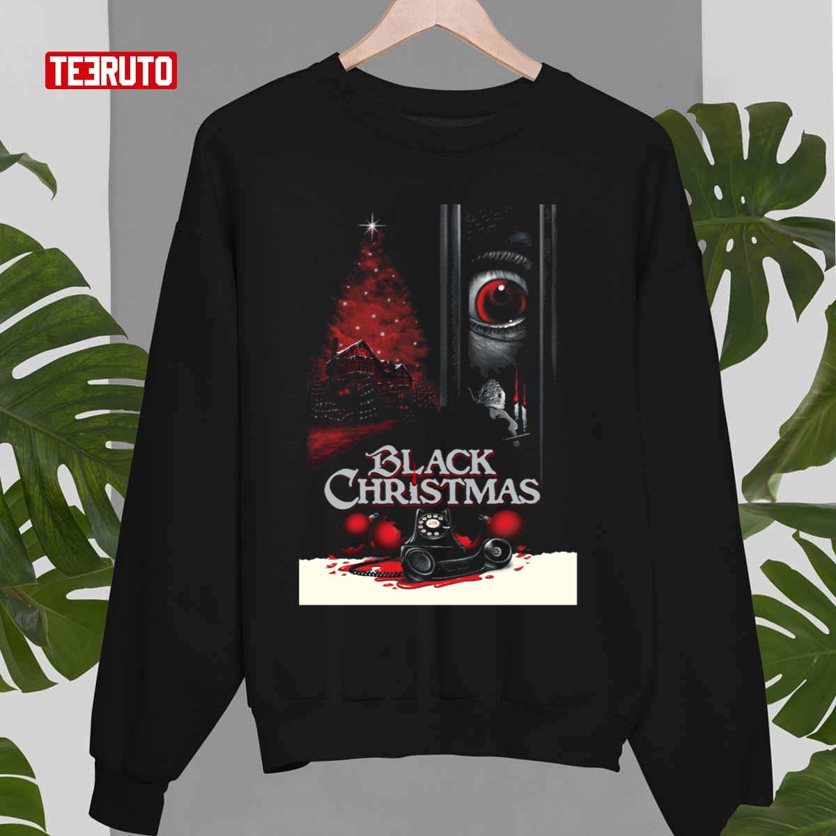 Black Christmas 25th Anniversary Horror Design 1974 Unisex Sweatshirt