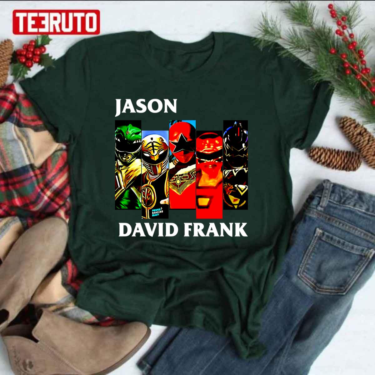 Black Flag Logo Power Rangers Jason David FrankUnisex T-Shirt - Teeruto