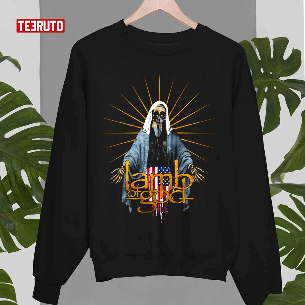Black Label God Is An American Lamb Of God Unisex Sweatshirt