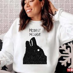 Black Wolf Design Modest Mouse Unisex Sweatshirt