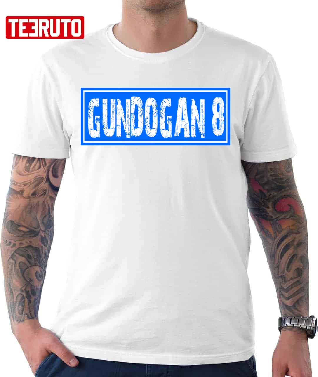 Blue Logo Manchester City Ilkay Gundogan Unisex T-Shirt