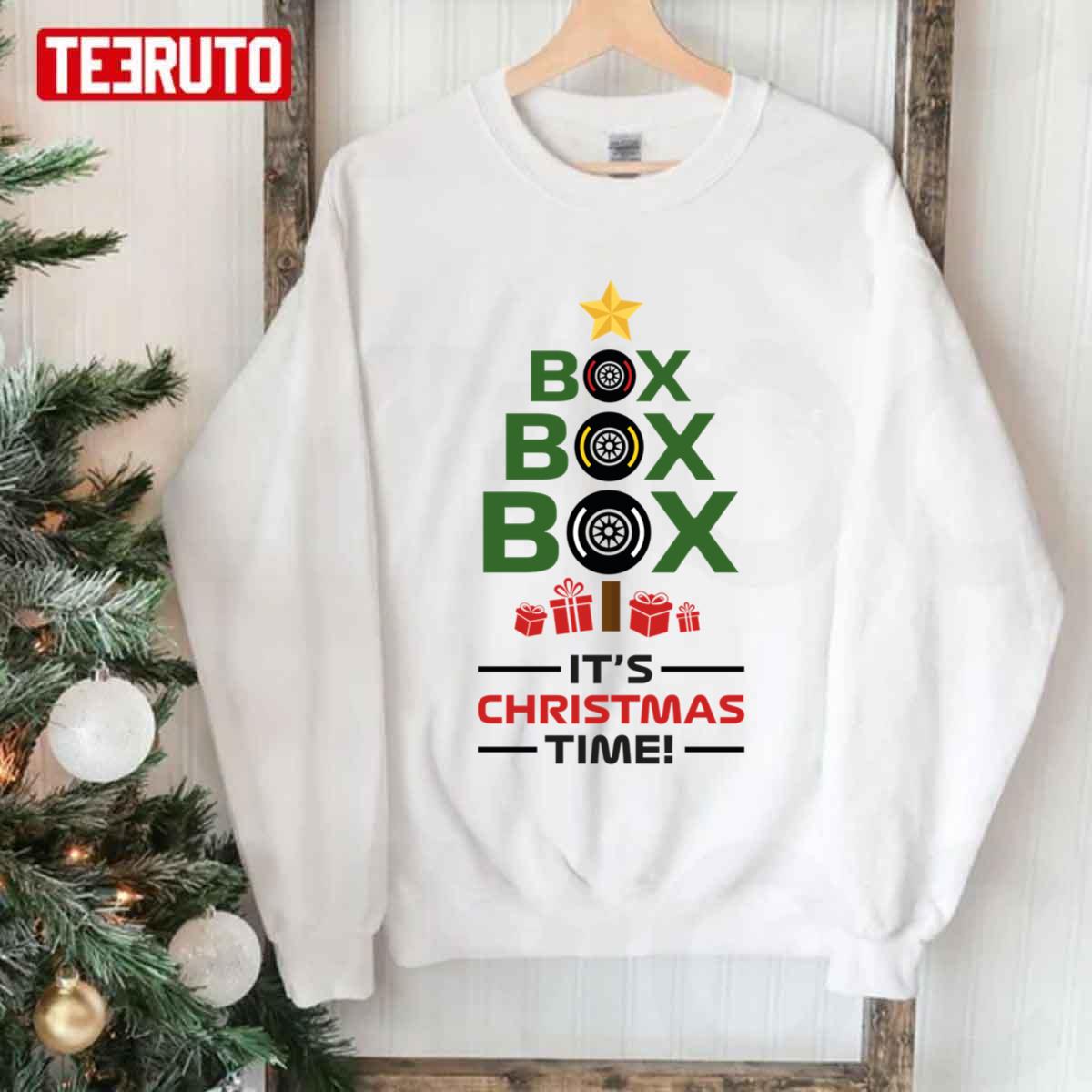 Box Box Box It’s Christmas Time F1 Xmas Unisex Sweatshirt