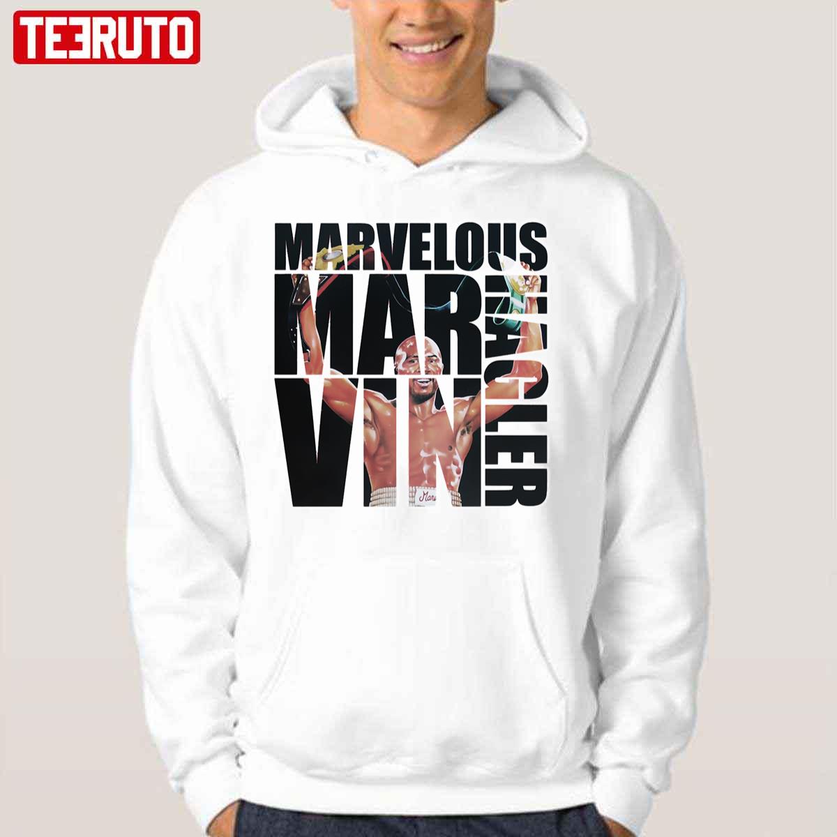 Boxing Champion The Strongest Marvelous Marvin Hagler Unisex Hoodie