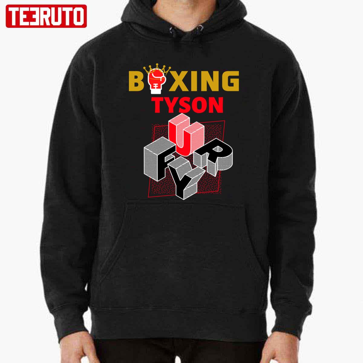 Boxing Tyson Fury Geometric Design Unisex Hoodie