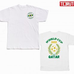 Brazil Grunge Postal Stamps Postmarks World Cup 2022 Unisex T-Shirt