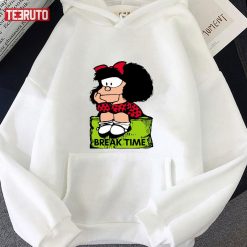 Break Time Mafalda Charlie Brown PeanutsUnisex Hoodie