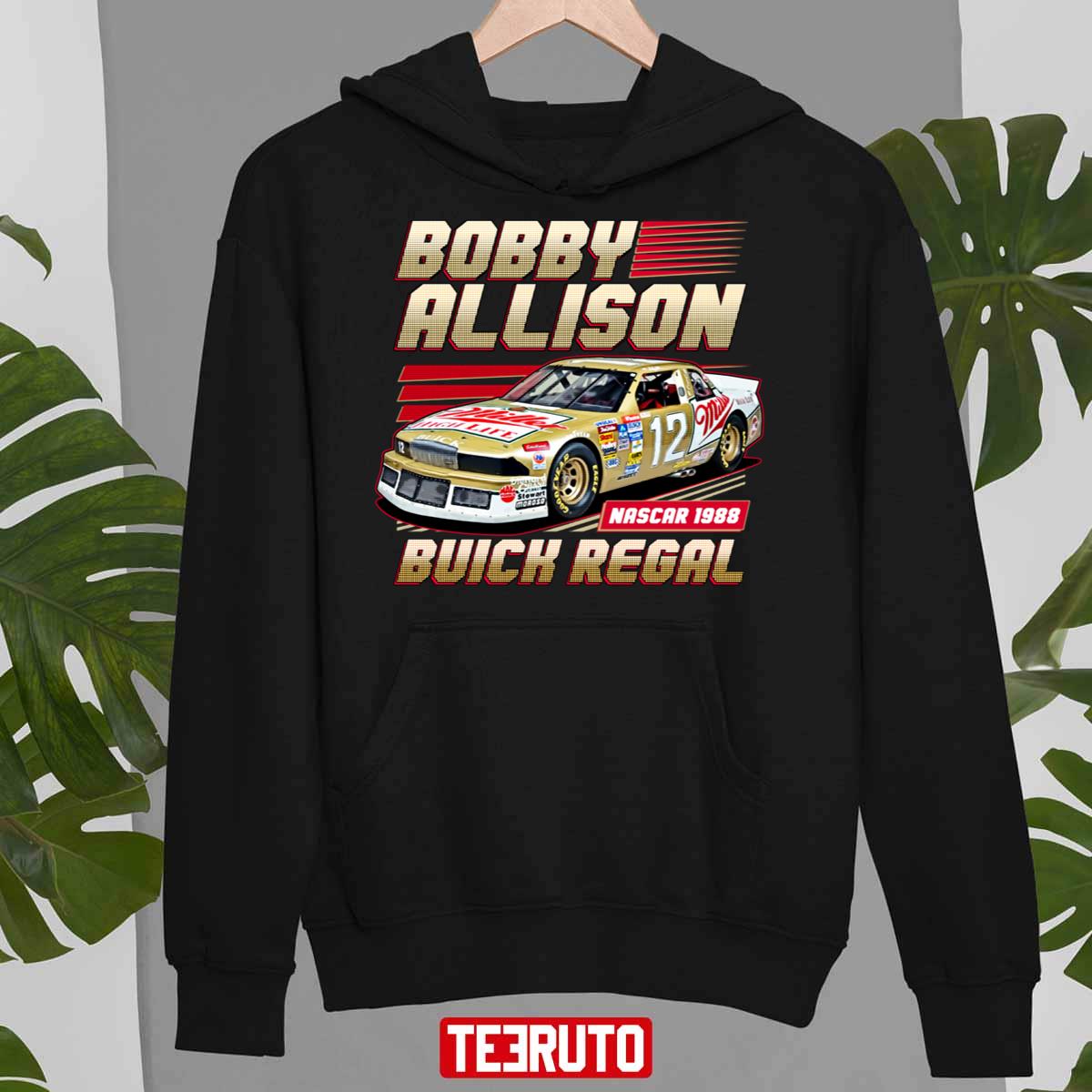 Buick Regal Bobby Allison Nascar Champion 80s Vintage Style Unisex Hoodie