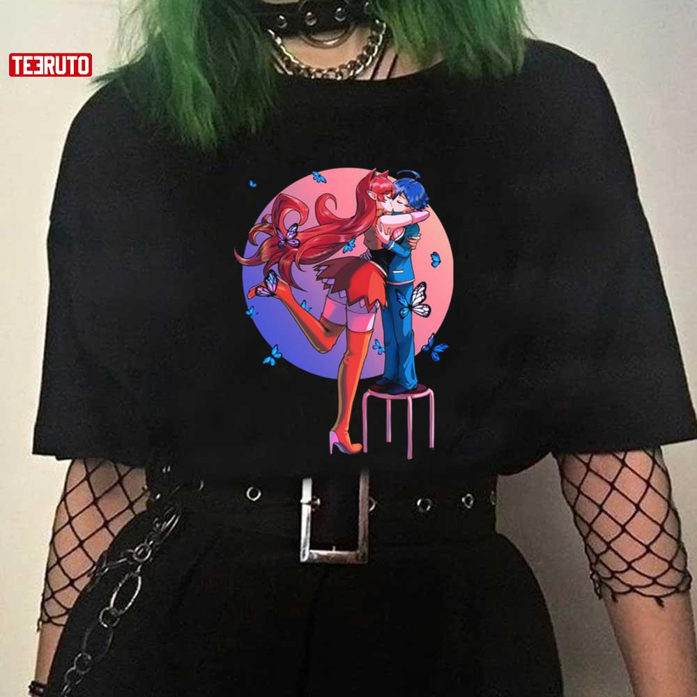 Butterfly Kiss Welcome To Demon School Unisex T-shirt