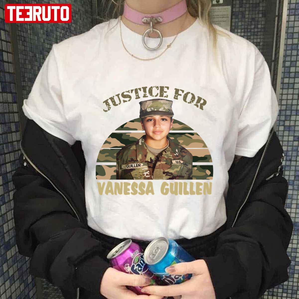 Camo Justice For Vanessa Guillen Unisex T-Shirt
