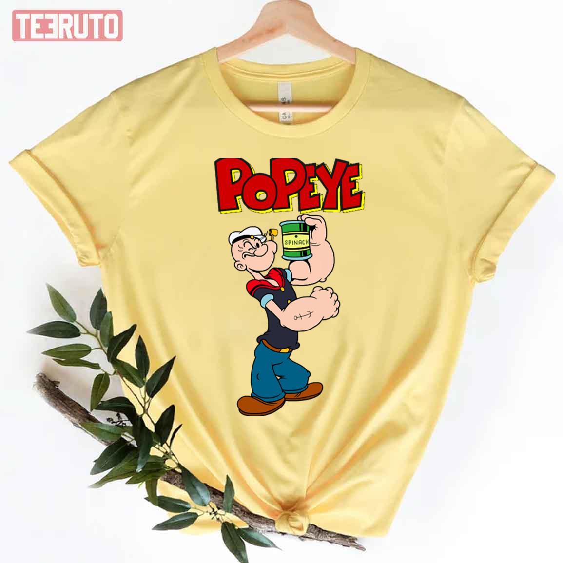 Cartoon Character Popeye The Sailor Unisex T-Shirt - Teeruto