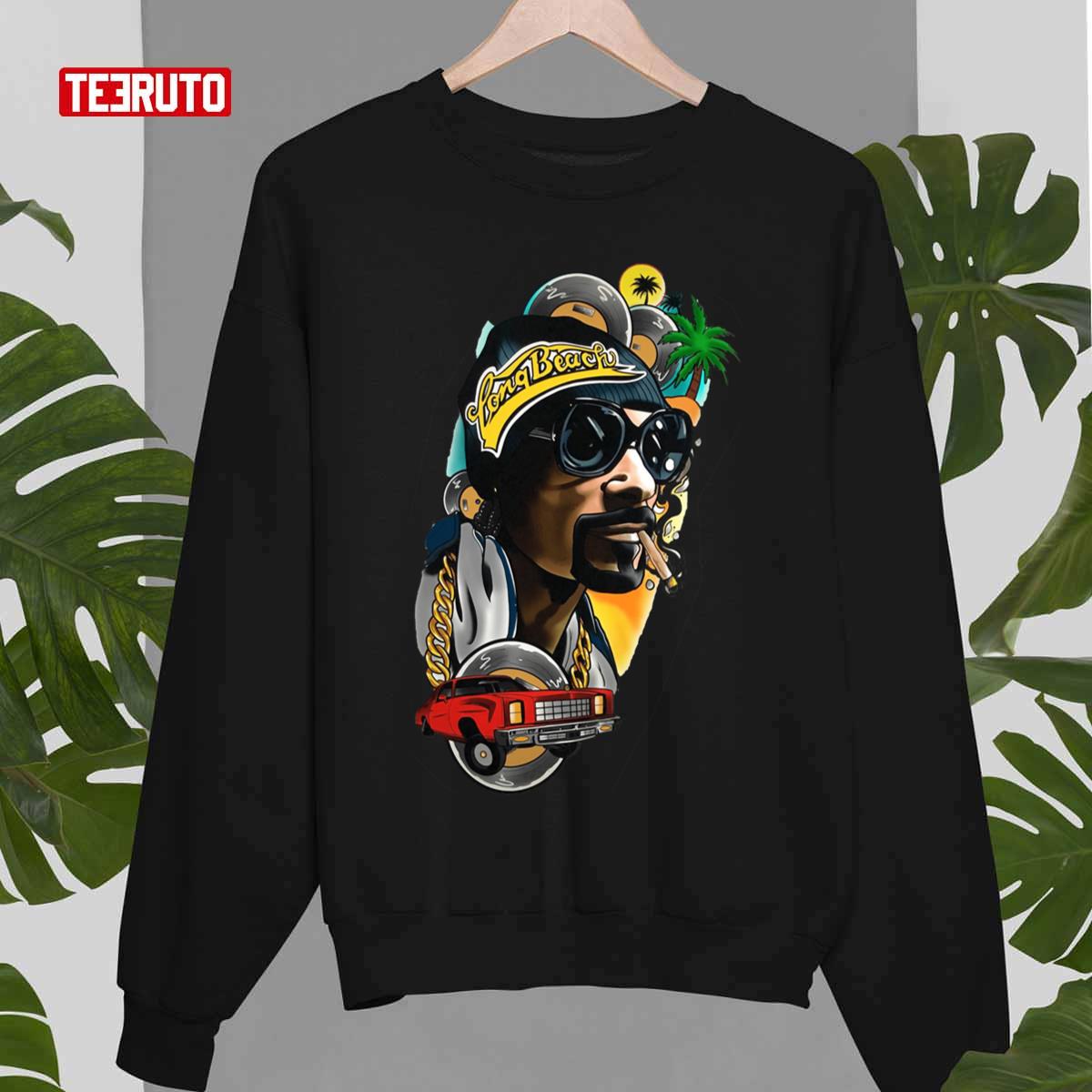 Cartoon Design Snoop Dogg Funny Graphic Unisex Sweatshirt - Teeruto