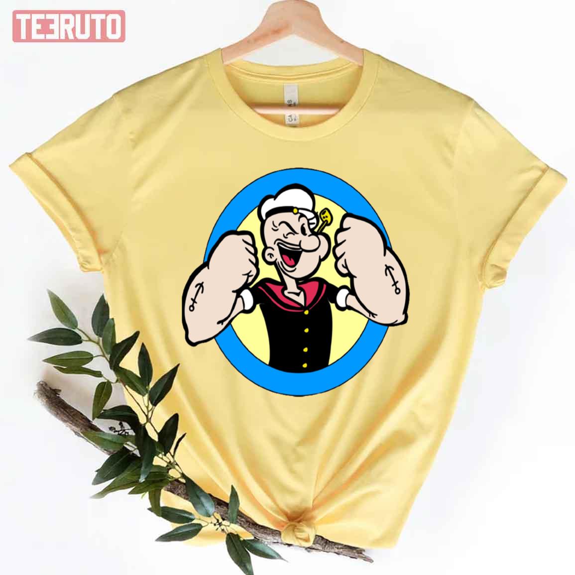Cartoon Guy Popeye The Sailor Unisex T-Shirt