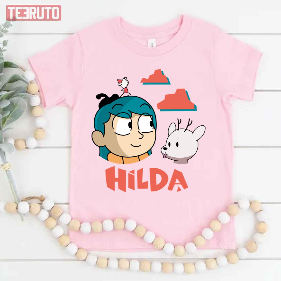 Cartoon Netflix Hilda Cute Girl Unisex T-Shirt