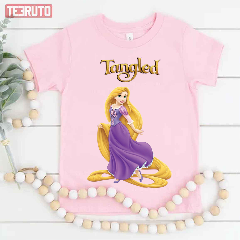 Cartoon Rapunzel From Tangled The Disney Princess Unisex T-Shirt