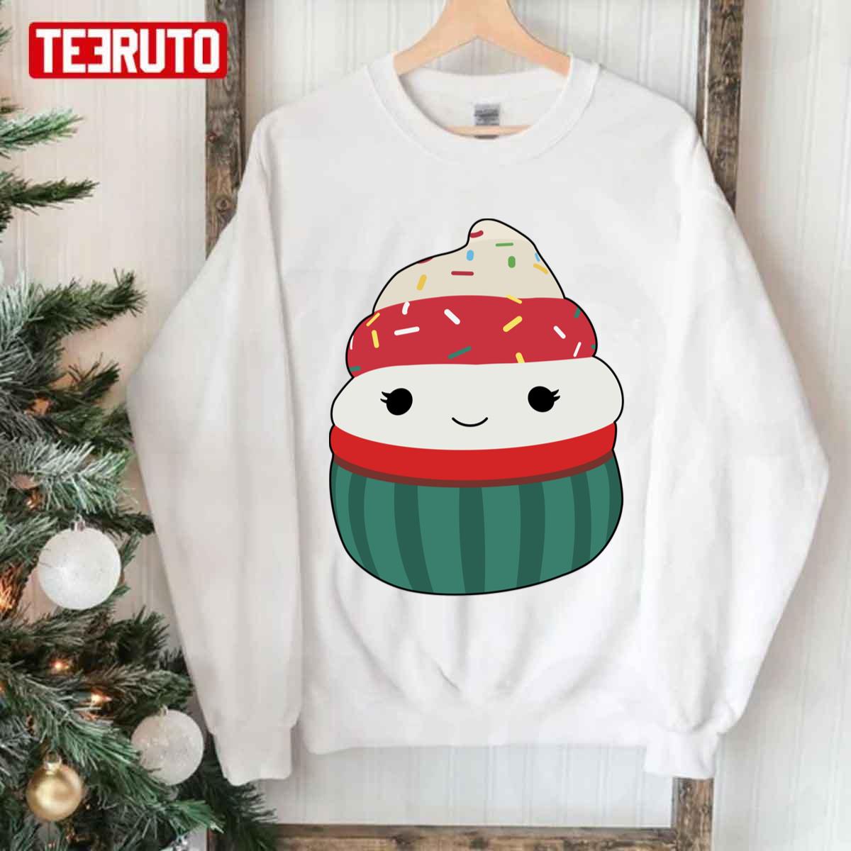 Chandra The Christmas Cupcake Squishmallow Unisex Sweatshirt