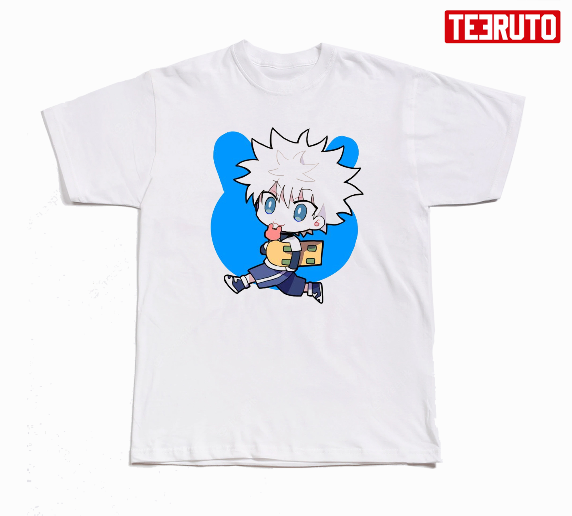 Hunter x Hunter Mens Killua Black Shirt New S, M, L, XL