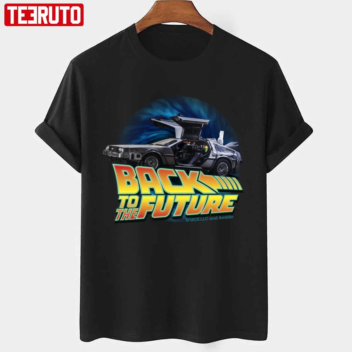Childhood With Back To The Future Movie Delorean In Time Unisex T-shirt