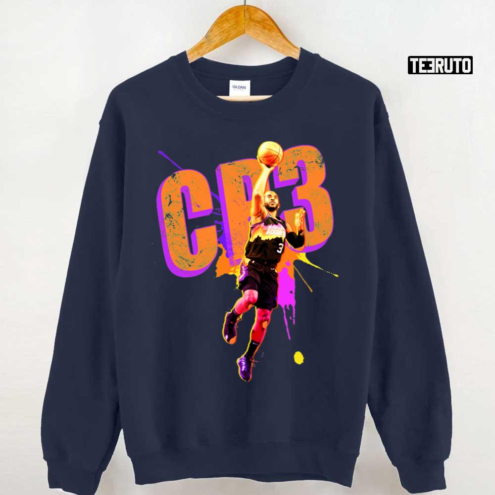 Chris Paul Cp3 Paint Distressed Design Basketball Unisex Sweatshirt