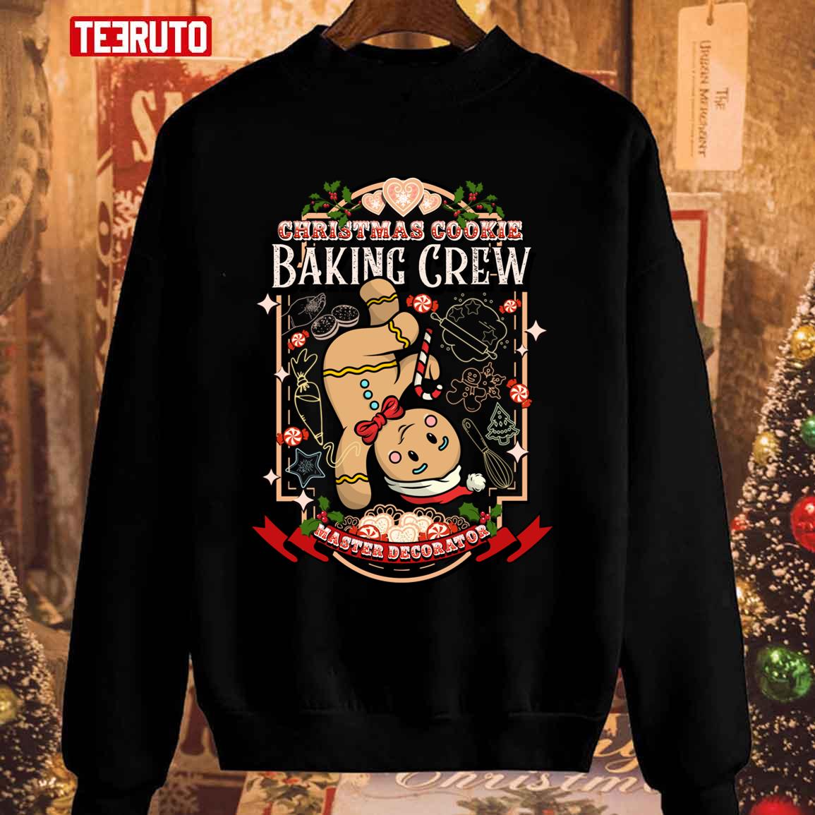 Christmas Cookie Baking Crew Master Decorator Unisex Sweatshirt