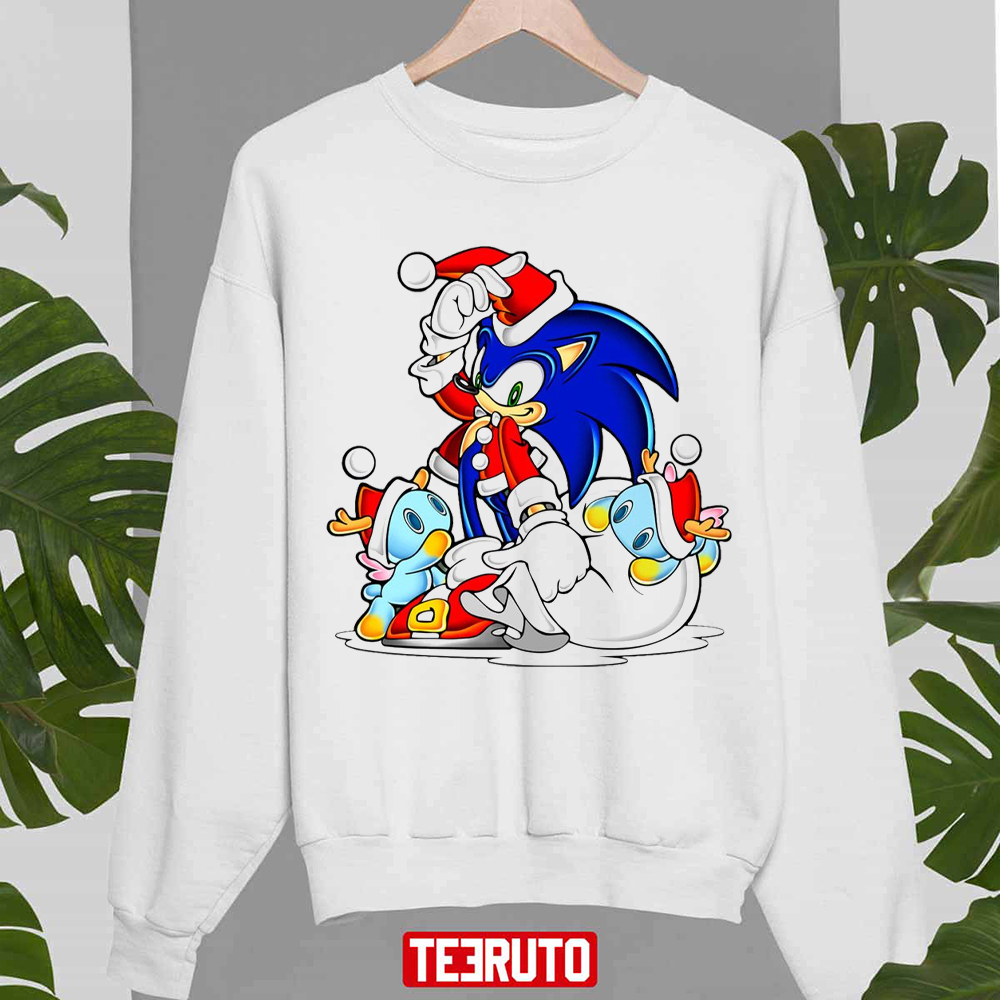 Christmas Sonic Art – Sonic Adventure Unisex Sweatshirt