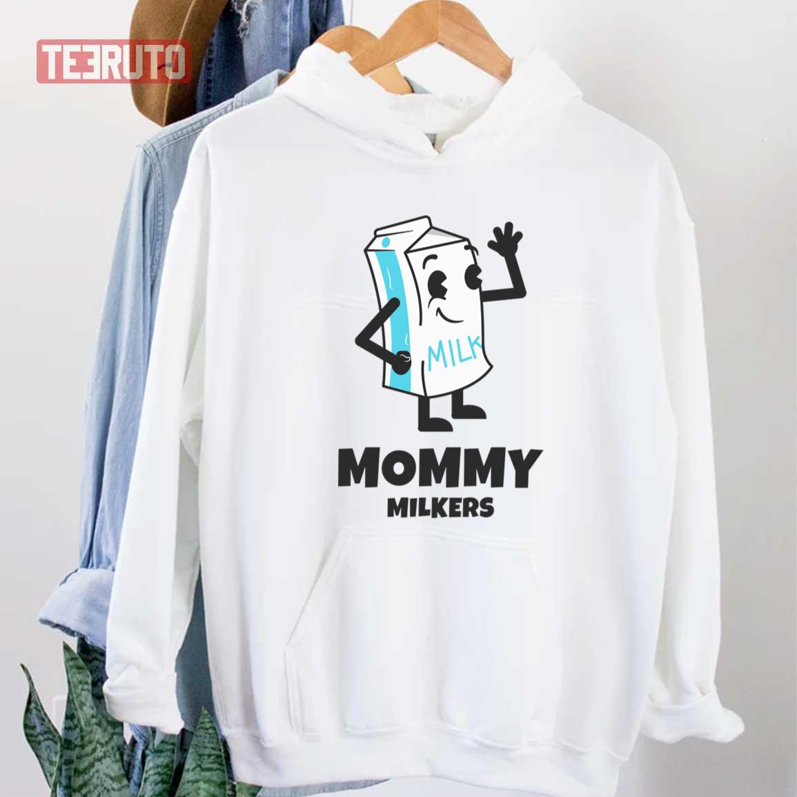 Club This By Text Appeal Big Mommy Milkers Unisex Sweatshirt - Teeruto